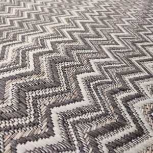 4 SEASON RUG ON OFFER ECRU GREY BROWN ZIG ZAG 160X230cm