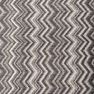WICKER RUG ECRU GREY BROWN ZIG ZAG PATTERN