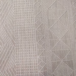 WICKER RUG ECRU BEIGE ETHNIC PATTERN