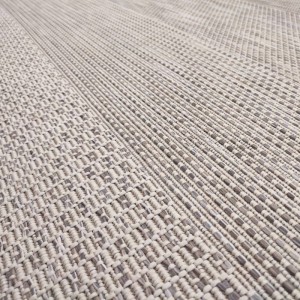 4 SEASON RUG ON OFFER BEIGE WITH GREY DETAILS 160X230cm