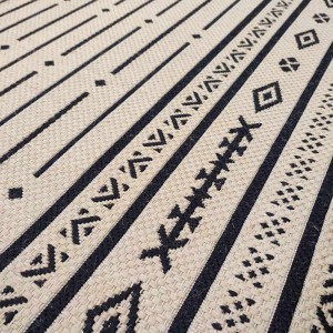 egyptian symbols ethnic rug beihe and black in lefko store