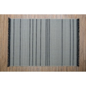 Color: wicker in shades of white, beige, black with stripes and squares