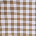 BEIGE SMALL CHECKED TABLE CLOTH PROFESSIONAL USE