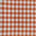 ORANGE SMALL CHECKED TABLECLOTH PROFESSIONAL USE
