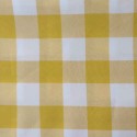 YELLOW MEDIUM CHECKED TABLECLOTH PROFESSIONAL USE