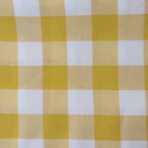 YELLOW MEDIUM CHECKED TABLECLOTH PROFESSIONAL USE