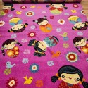 RUG KIDS ROOM PINK BABUSKA