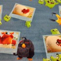 RUG KIDS ROOM BLUE ANIMALS