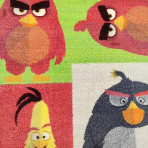 RUG KIDS ROOM WITH ANGRY BIRDS