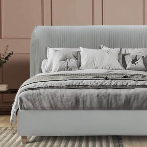 modern bedroom with bed river from bedart new collection SERIES AT LEFKO