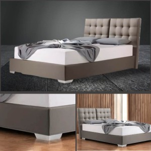 MODERN GREEK BEDROOM AT LEFKO STORE WITH BED TOKYO from standard series BEDART