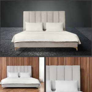 MODERN GREEK BEDROOM AT LEFKO STORE WITH BED morris from standard bedart series