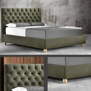 MODERN GREEK BEDROOM AT LEFKO STORE WITH BED morris from standard bedart series