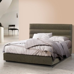 BED CARAMELA WITH HEADBOARD SINGLE TO KING SIZE