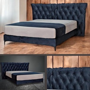 MODERN GREEK BEDROOM AT LEFKO STORE WITH BED BUTTON from LUXURY series BEDART
