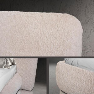 κρεβάτι με κεφαλάρι bedart PRIMITI ελληνικής κατασκευής σε μοντερνο υπνοδωματιο