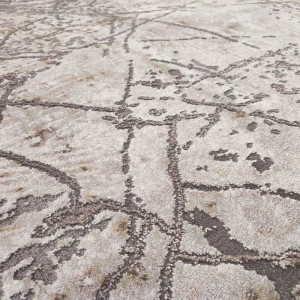 ΧΑΛΙ ΜΗΧΑΝΗΣ OSTIA ΓΚΡΙ ΜΠΕΖ ΝΕΡΑ ΑΝΑΓΛΥΦΑ ΠΡΟΣΦΟΡΑΣ 160Χ230cm ΣΤΟ ΛΕΥκό