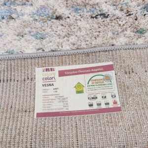 SOFT SHAGGY RUG VESNA GREY BLUE 8497-110
