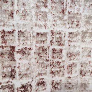 RUG DALI RED CREAM MOSAIC