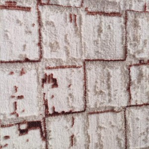 RUG DALI RED CREAM SQUARES OFFER newplan greece