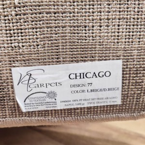 CARPET ECO CHICAGO DARK BEIGE ABSTRACT
