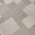 WICKER RUG BEIGE ECRU MIX DIAMONDS