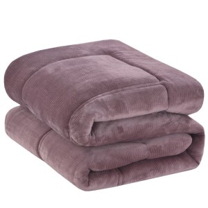 SOFT FLANNEL QUILT BY LIOLIOS HOME NAPOLI LILAC PURPLE