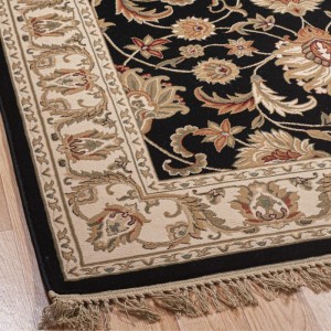 the black luxurious classic rug Orian 045 in Lefko in Korinthia