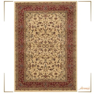 Κλασικό χαλί Classic 1915, σε μπορντό, μπεζ, καφέ αποχρώσεις