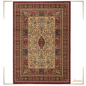 Bordeaux, beige, brown classic rug 1903 Atlantis Carpets rug in Greece