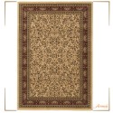 Bordeaux, beige, brown classic pattern carpet