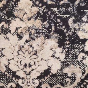 CARPET VELVET ANTHRACITE VINTAGE PATTERN