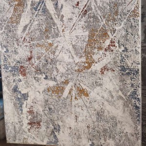 RUG NEVA GREY BLUE RED ABSTRACT 8536-110