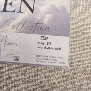 ΧΑΡΑΚΤΗΡΙΣΤΙΚΑ ΧΑΛΙΟΥ  ZEN 275 NS CARPETS