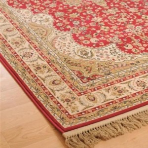 CLASSIC DURABLE CARPET OFFER WITH RED PATTERN ORIAN 217