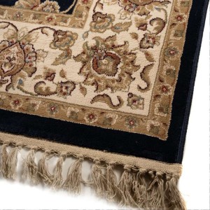 CLASSIC RUG ORIAN BLUE 3330 central pattern with cream at lefko shop corinth