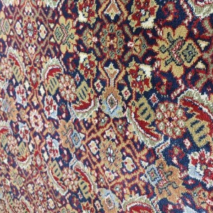 CLASSIC RUG ORIAN BLUE 1180 central pattern with red at lefko shop corinth