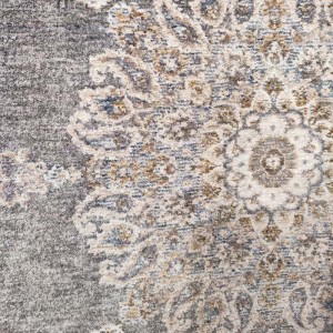 Dimensions: 160X235cm classic rug offer with central grey pattern like sun