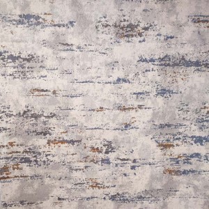 CARPET AUTHENTIC DECOSTAR MODERN GREY WITH BLUE AND RED LINES