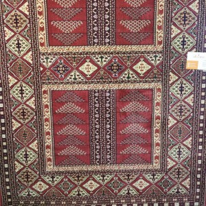 8303 ΚΌΚΚΙΝΟ afgan milano atlantis carpets χαλί προσφορά 160Χ230 στο λευκό κόρινθος