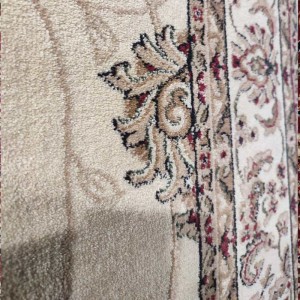 COLOR: Red, beige, cream pattern, classic rug milano cream at lefko corinth shop