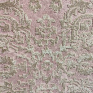 χαλι προσφοράς ροζ με έντονα στοιχεία βίνταζ για νεοκλασικό στυλ velvet 4435