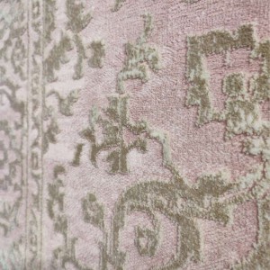 CARPET VELVET PINK VINTAGE PATTERN 4435