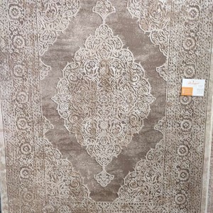 SOFT RUG VELVET VIZON BEIGE VINTAGE 6185 klonaras greece