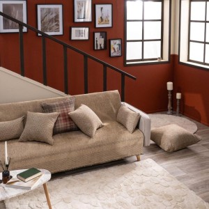 σαλόνι μοντέρνο με σενίλ ριχτάρι cleveland 08 ελληνικό καφέ μπεζ