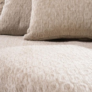 Χρώμα: μπεζ, ελληνικής κατασκευής σενίλ ριχτάρι VALLEY 07