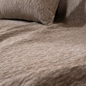 Χρώμα: μπεζ καφε, ελληνικής κατασκευής σενίλ ριχτάρι VALLEY 03