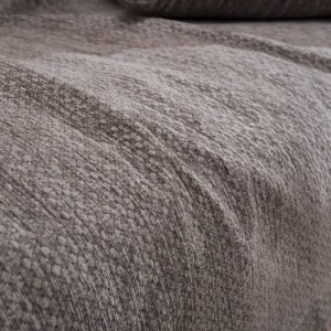 Χρώμα: ΓΚΡΙ, ελληνικής κατασκευής σενίλ ριχτάρι  RICHMOND 03