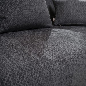 Χρώμα: ΓΚΡΙ, ελληνικής κατασκευής σενίλ ριχτάρι  RICHMOND 11