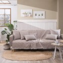 COTTON THROW BEIGE PIACENZA 03